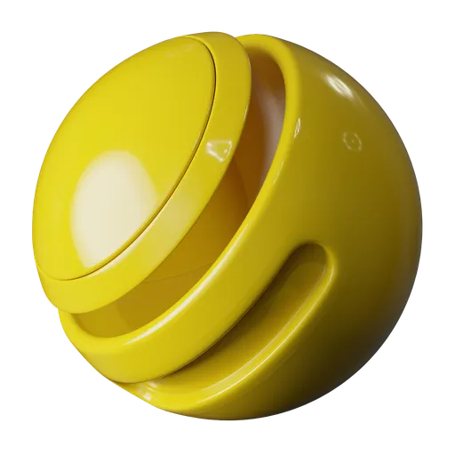 Yellow ABS Plastic