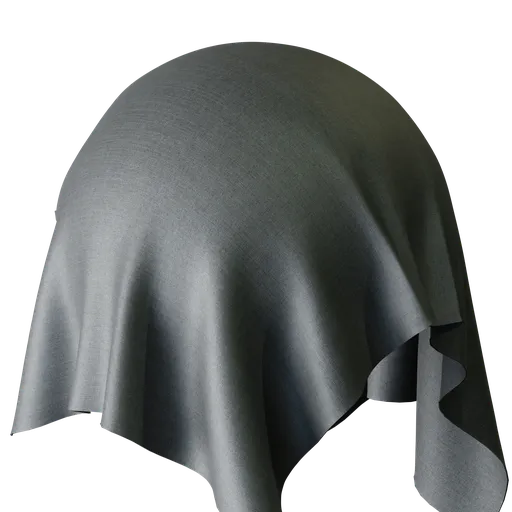 Plain Grey Velvet