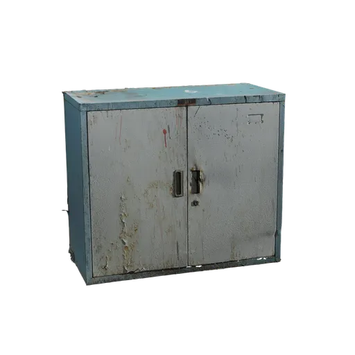 Old Tin Cabinet