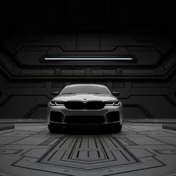 Futuristic Car Showcase