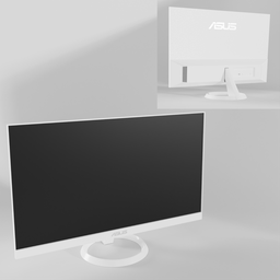 White ASUS VZ249HE-W LED monitor