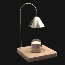 Curvy Cone Candle Light Stand