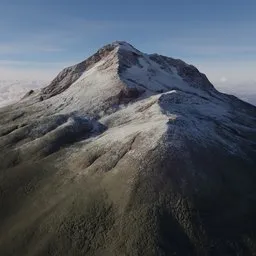 Mountain Snow Terrain Peak