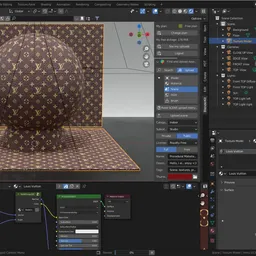 Procedural Material Preset Scene