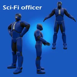 Sci fi officer