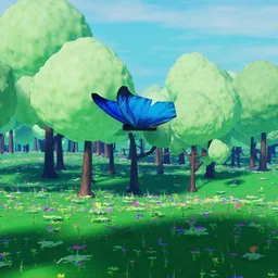 Enchanting Forest Scene