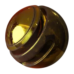Gold Tarnished Patina