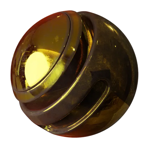 Gold Tarnished Patina