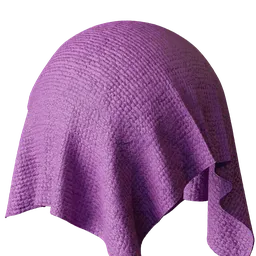 Purple Terrycloth Fabric