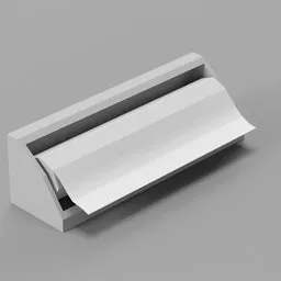 Low Poly Food Trailer Aluminium Roll