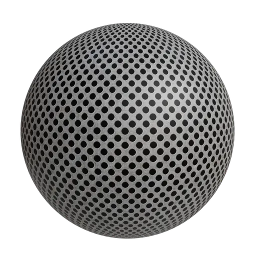 Perforated metal sheet
