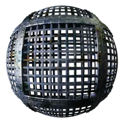 Metal Rivets Blue Grill