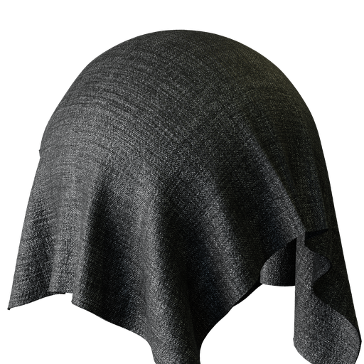 BlenderKit Download the FREE Linen upholstery fabric dark grey material