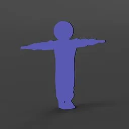 Humanoid rigged base template