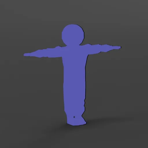 Humanoid rigged base template