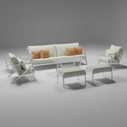 Sofa Seating Group with Cushions
