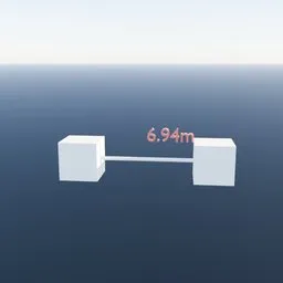 Distance btw objects