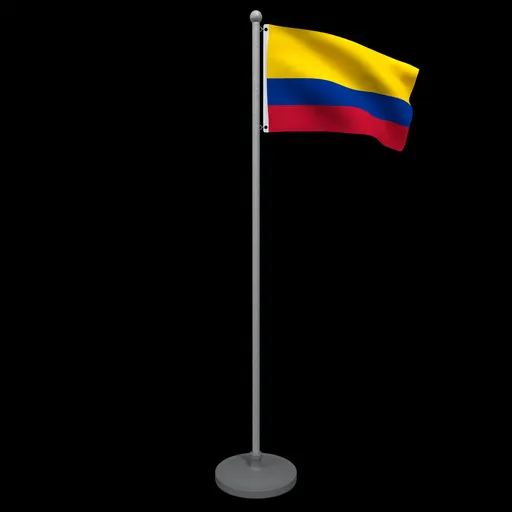 Animated Flag of Colombia