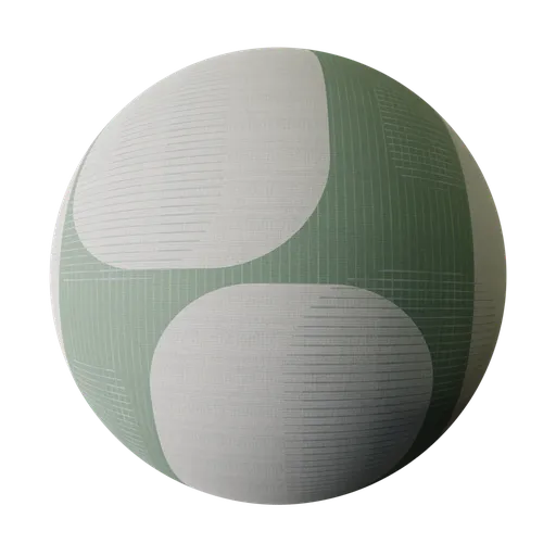 Wallpaper -  White and Green geometry