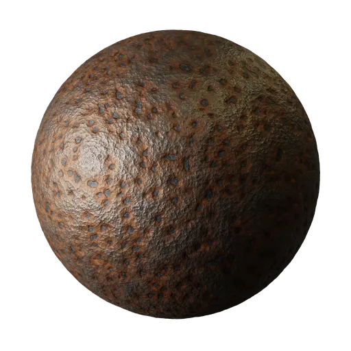 Deep Rust Pitted Iron