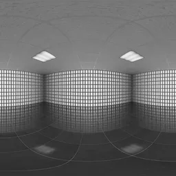 Studio White Grid Light HDRi