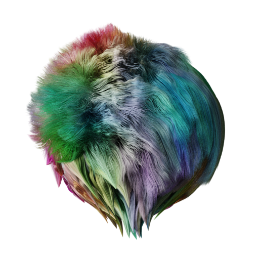 Platic mascot fur