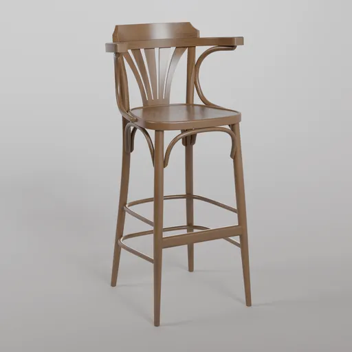 135 Barstool B114 - Nougat