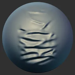 ER_Fabric Brush Flowing Ripple Fold