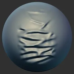 ER_Fabric Brush Flowing Ripple Fold