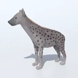 Low Poly Hyena