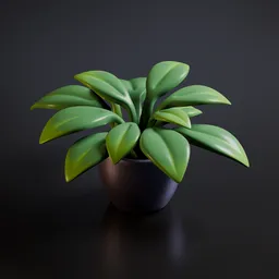 Stylized Indoor Plant