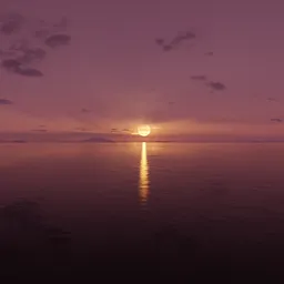 Pink Dramatic Sunset Sky