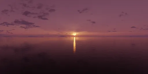 Pink Dramatic Sunset Sky