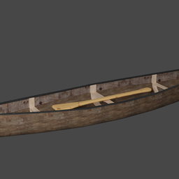 Wooden Canoe