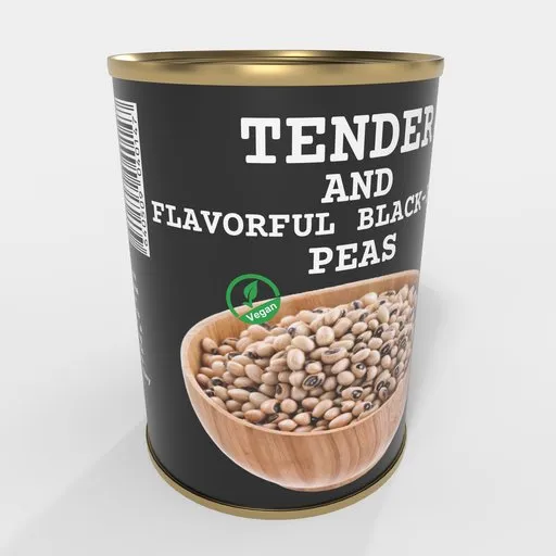 Black Eyed Peas Tin Can