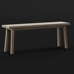 Wooden Bench