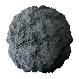 High-resolution PBR rock texture for 3D modeling in Blender, suitable for photorealistic terrain and landscape rendering.