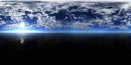 Highsky bluesea lake morning