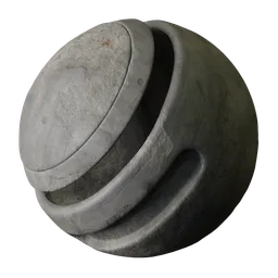 Cracked Grey Concrete