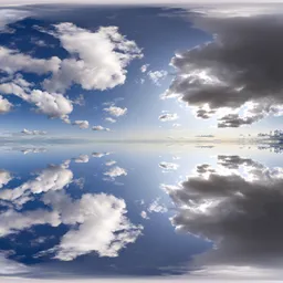 Infinite Real Sky - Puffy Cloud Day