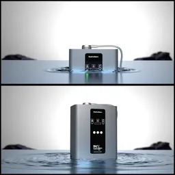 RO water purifier water ripple