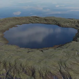 Lake Landscape Terrain