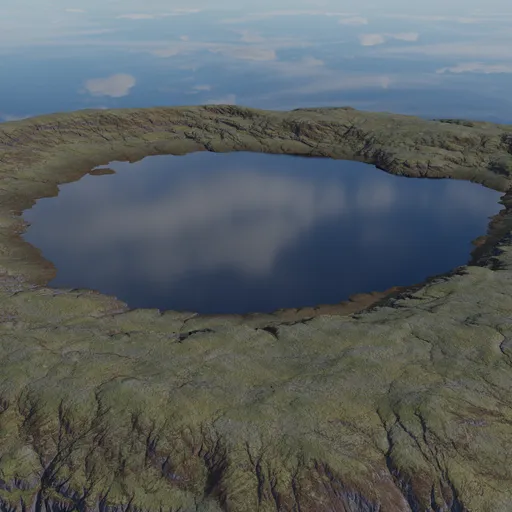 Lake Landscape Terrain