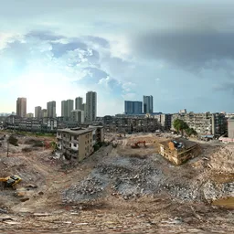 Highsky old building mud