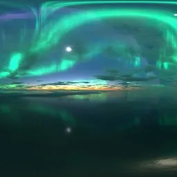 Aurora Dark Night Clouds