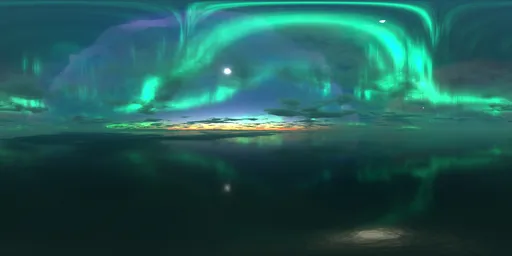 Aurora Dark Night Clouds