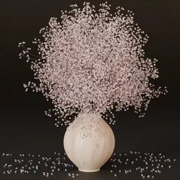 SJ-Gentle Gypsophila Petal Bouquet