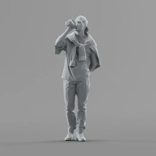 Lowpoly Male Standing