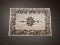Detailed Persian carpet 3D model for Blender, optimized for high-quality renderings.