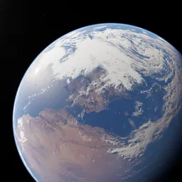 Realistic Planet Earth Atmosphere
